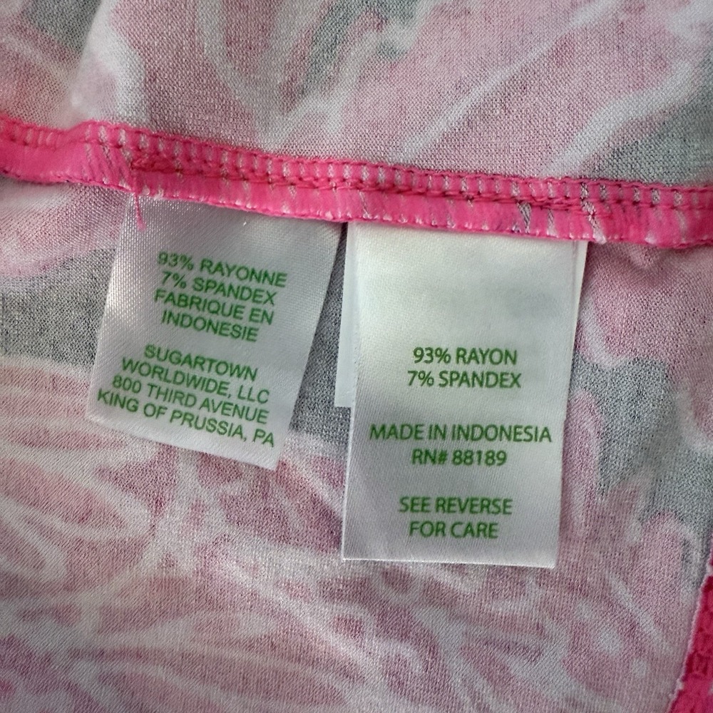 Lilly Pulitzer Pink Coco Safari Pineapple Ophelia Swing Dress Size‎ XS - Picture 6 of 7